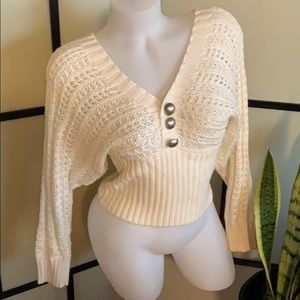 Cream sweater